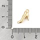 Латунные микропаве прозрачные подвески с фианитом KK-R219-34B-G-3