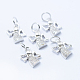 Латунные микро проложить кубического циркония подвески X-KK-P133-03P-NR-1
