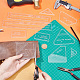 2 набор из 2 шаблонов акриловых карточных сумок DIY-DR0001-14-4