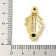 Латунные микро проложить кубического циркония подвески KK-B124-05G-01-3