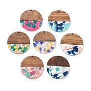 Подвески из смолы и ореха FIND-R051-05