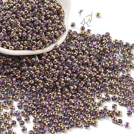 Внутри цвета стеклянные бусины SEED-A032-03C-1