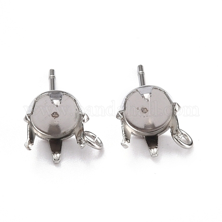 Серьги-гвоздики из нержавеющей стали 304 STAS-B004-01P-A-1