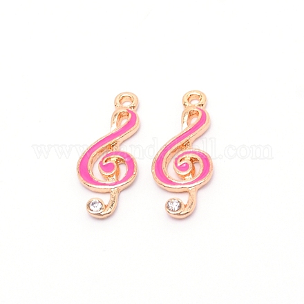 Подвески из эмали и сплава ENAM-WH0049-25G-05-1