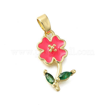 Латунные микро проложить кубического циркония подвески KK-V002-24G-03-1
