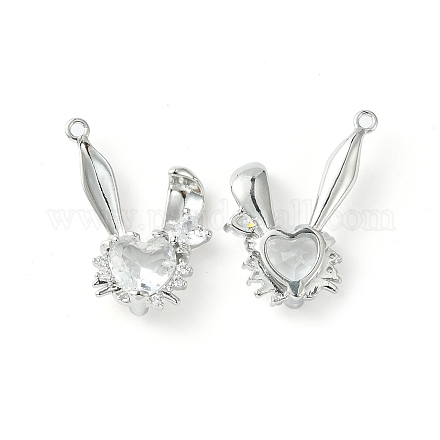 Латунные микро проложить кубического циркония подвески KK-L208-05P-01-1