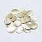 Brass Charms, Long-Lasting Plated, Real 18K Gold Plated, Nickel Free, Brushed, Flat Round, 15x0.4mm, Hole: 1mm