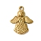Ion Plating(IP) 304 Stainless Steel Pendants, Angel Charms, Real 18K Gold Plated, 21x17x3mm, Hole: 1.6mm