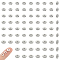 120Pcs 3 Styles 202 Stainless Steel Beads, Column, Stainless Steel Color, 5~6x2mm, Hole: 1.8~2mm, 40pcs/style
