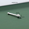 304 Stainless Steel Spike Nose Bone Rings, Cone, Stainless Steel Color, 2x2mm