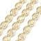 Rack Plating Brass Curb Chains, Long-Lasting Plated, Soldered, with Spool, Lead Free & Cadmium Free, Real 18K Gold Plated, Link: 11x7x1mm