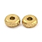 304 Stainless Steel Beads, Flat Round, Golden, 5x2mm, Hole: 1.5mm