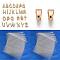 26Pcs Alloy with Crystal Rhinestone Charms, Letter A~Z, Golden, 11~14x4~14x2~2.5mm, Hole: 3x5mm
