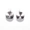 Tarnish Resistant 201 Stainless Steel Pendant Rhinestone Settings, Cone, Stainless Steel Color, Fit For 12mm Rhinestone, 15x12.5x4mm, Hole: 1.2mm
