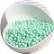 Macaron Baking Paint Glass Seed Beads, Fringe Teardrop Beads, Aquamarine, 5mm, 10g/Set
