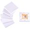 6 Pcs 10x10cm Mini Canvas Panel Painting Craft Tiny Wooden Sketchpad Drawing Board for Painting Craft Drawing Decoration Gift and Kids'Learning Education