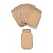 Kraft Blank Paper Hang Tags, Bottle, BurlyWood, 6.5x3.5x0.05cm, Hole: 4mm, 50pcs/bag
