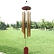 Aluminum Tube Wind Chimes, Pendant Decorations, Arch, Gold, 800mm