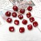 Glass Beads, Nuggets, for DIY Bracelet Accessories, Brown, 10x11.5x7mm, Hole: 1.2mm