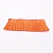 Nylon Tassel Pendants Decoration, Orange, 26x1mm