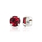 Preciosa® MAXIMA Crystal in Sew-On Cup, Czech Crystal, 719 35 021 Chaton(Round), Silver, 90110 Ruby, SS12(3~3.2mm)