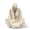 Resin Tealight Candle Holders, Halloween Death Candlestick, Old Lace, 12.8x11.6x15.3cm, Inner Diameter: 4.5cm