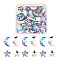 32Pcs 2 Styles K9 Glass Rhinestone Pendants, Imitation Austrian Crystal, Light Amethyst, 16pcs/style