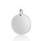 Anti-Tarnish 304 Stainless Steel Pendants, with Jump Ring, Manual Polishing, Flat Round Charm, Stamping Blank Tag, Stainless Steel Color, 22x1.5mm, Hole: 5mm