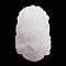 Natural White Jade Carved Pendants, Twelve Chinese Zodiac Signs Charms, Dragon, 35~37.5x22.5~24.5x8~12mm, Hole: 1.6~1.8mm