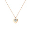 Heart Butterfly Clover Pendant Necklace, Stainless Steel Cable Chain Necklaces for Women