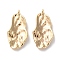 Brass Pendants, Cadmium Free & Nickel Free & Lead Free, Nuggets Charms, Real 18K Gold Plated, 21x10x2.5mm, Hole: 1mm