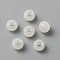 Handmade Lampwork Beads, Rondelle, Old Lace, 4x2.5mm, Hole: 1mm, 150pcs/bag