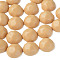 Opaque Acrylic Cabochons, Faceted, Half Round, BurlyWood, 23x22x11mm, about 140pcs/500g