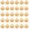 Alloy Hollow Beads, Round, Cadmium Free & Lead Free, Real 18K Gold Plated, 8x7~8mm, Hole: 1.5~2mm, 30pcs/box