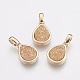 Естественно druzy агат подвески KK-G343-13G-G-1