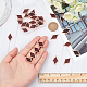 30 шт. цветной стеклянной мозаичной плитки DIY-OC0009-43C-3