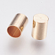 Конечные латунь шнур шапки FIND-P029-06LG-2