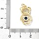 Латунные микро проложить кубического циркония подвески KK-Q068-04-3