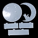 Плавающая полка в форме луны DIY-G093-02G-3