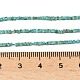 Хубэй природных бирюзовый бисер нитей G-G271-G05-1x1.5mm-5