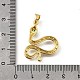 Латунные микро проложить кубического циркония подвески KK-Q066-08C-G-3