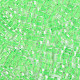 Прозрачные внутри цветные стеклянные бусины SEED-T007-11I-2