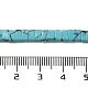 Синтетических нитей бирюзовые бусы G-Z045-A24-01-5