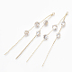 Латунные подвески с кисточками X-KK-S348-062-1