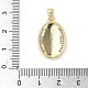 Латунные микро проложить кубического циркония подвески ZIRC-I356-02G-02-3