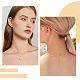 4 шт. удлинитель цепи из сплава с застежками-карабинами FIND-WH0126-552-6
