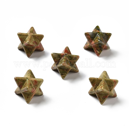 Бусины из природных Unakite G-A206-01A-16-1