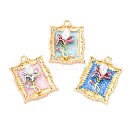 Подвески из эмали и сплава FIND-M060-06G-1