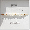 Natural Birthstone Braided Bead Bracelets for Women, Moonstone, with Brass Beads, Inner Diameter: 11 inch(28cm)