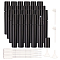 80 Sets 3ML Plastic Spray Bottles with 2Pcs Mini Transparent Plastic Funnel Hopper, 6Pcs 2ml Disposable Plastic Dropper and 2pcs Plastic Pump, Black, 1.2~14.5x0.25~6.7cm